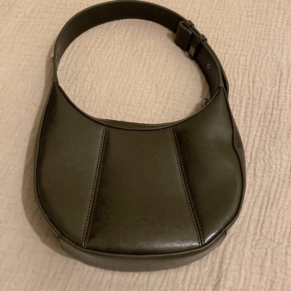 Dirty Six Brown Leather Egg bag . - Picture 7 of 9